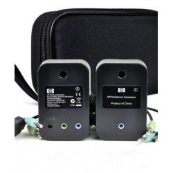 HP NN109AA 2 X 1 Watt STEREO MULTIMEDIA SPEAKERS USB 2.0 BLACK ΗΧΕΙΑ ΜΑΥΡΑ