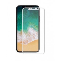 Tempered Glass Full Cover Screen Protector White 9H 0.3mm iPhone X Γυάλινο Προστατευτικό Οθόνης