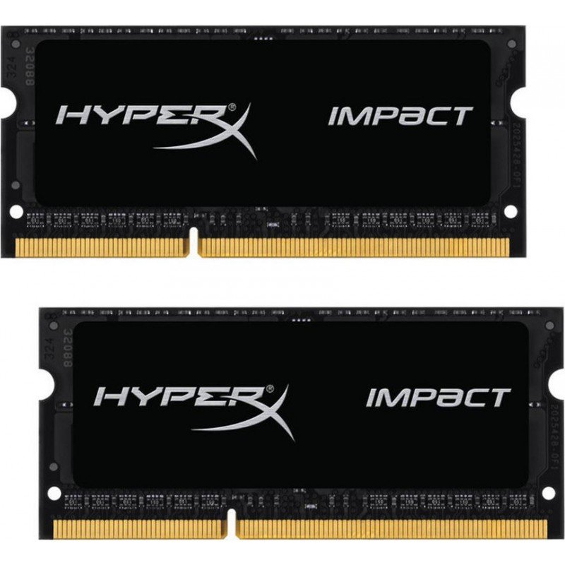 8Gb MEMORY RAM SODIM DDR3L 1600Mhz KINGSTON HYPERX HX316LS9IBK2/8 ΜΝΗΜΗ (PC)