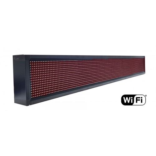 ELECTRONIC LED PANEL 165 X 23cm RED LIGHT SINGLE SIDE WiFi IP66 ΗΛΕΚΤΡΟΝΙΚΗ ΠΙΝΑΚΙΔΑ ΚΟΚΚΙΝΗ ΑΔΙΑΒΡΟΧΗ ΑΣΥΡΜΑΤΗ LPL-105R ELECTRONIC LED PANEL 165 X 23cm RED LIGHT SINGLE SIDE WiFi IP66 ΗΛΕΚΤΡΟΝΙΚΗ ΠΙΝΑΚΙΔΑ ΚΟΚΚΙΝΗ ΑΔΙΑΒΡΟΧΗ ΑΣΥΡΜΑΤΗ LPL-105R