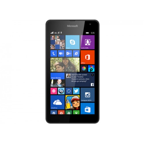 NOKIA LUMIA 535 SMART PHONE IPS 5" QUAD CORE 1.2 DUAL SIM 3G RAM 1GB ROM 8GB CAMERA 5Mp BLACK WINDOWS PHONE 8.1 -USED- NOKIA LUMIA 535 SMART PHONE IPS 5" QUAD CORE 1.2 DUAL SIM 3G RAM 1GB ROM 8GB CAMERA 5Mp BLACK WINDOWS PHONE 8.1 -USED-