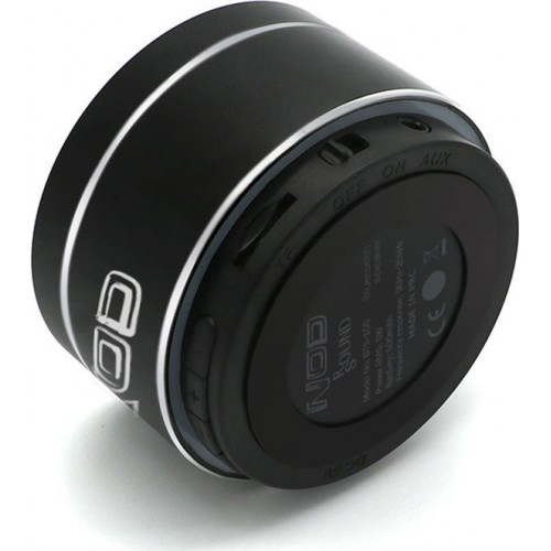 NOD ROUND SOUND BLACK MINI PORTABLE SPEAKER 5W BLUETOOTH MICRO SD FM RADIO AUX IN HANDSFREE ΑΣΥΡΜΑΤΟ ΗΧΕΙΟ ΜΑΥΡΟ NOD ROUND SOUND BLACK MINI PORTABLE SPEAKER 5W BLUETOOTH MICRO SD FM RADIO AUX IN HANDSFREE ΑΣΥΡΜΑΤΟ ΗΧΕΙΟ ΜΑΥΡΟ