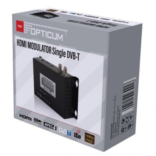 OPTICUM T701092 HDMI MODULATOR SINGLE DVB-T 1080p FULL HD OPTICUM T701092 HDMI MODULATOR SINGLE DVB-T 1080p FULL HD