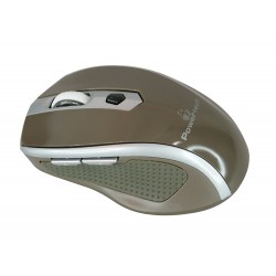 POWERTECH PT-298 MOUSE WIRELESS 2.4GH OPTICAL USB BROWN-SILVER 1600dpi ΠΟΝΤΙΚΙ ΟΠΤΙΚΟ ΑΣΥΡΜΑΤΟ ΚΑΦΕ-ΑΣΗΜΙ