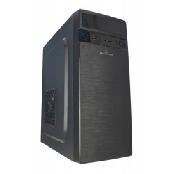 CASE MIDI ATX BLACK  PC POWERTECH PT-411 & POWER PSU 450 Watt ΚΟΥΤΙ ΥΠΟΛΟΓΙΣΤΗ ΜΑΥΡΟ ΜΕ ΤΡΟΦΟΔΟΤΙΚΟ 450 W (PC)