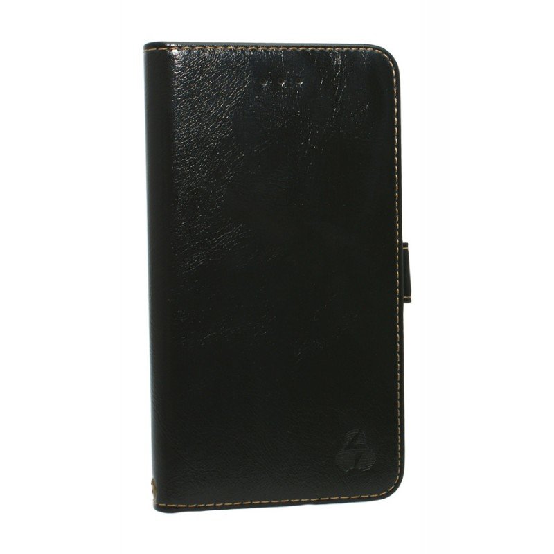 POWERTECH PT-535 WALLET LEATHER ELEGANCE CASE BLACK LEAGOO M5 ΘΗΚΗ ΠΟΡΤΟΦΟΛΙ ΜΑΥΡΟ