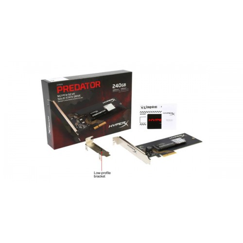 240Gb Σκληρός Δίσκος Εσωτερικός Kingston Hyper X Predator Hard Disk Sata III Solid State Drive SSD 2.5 W / PCIE Adapter SHPM2280P2H/240G 240Gb Σκληρός Δίσκος Εσωτερικός Kingston Hyper X Predator Hard Disk Sata III Solid State Drive SSD 2.5 W / PCIE Adapter SHPM2280P2H/240G