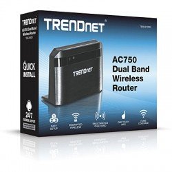 TRENDNET TEW-810DR N600 WIRELESS DUAL BAND AC750 ROUTER WiFi 2.4Ghz & 5Ghz 733Mbps ΑΣΥΡΜΑΤΟΣ ΔΡΟΜΟΛΟΓΗΤΗΣ