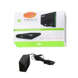 USB 2.0 EXTERNAL ENCLOSURE 3.5" HDD SATA TRANSIMP TIP-330U2-BK BLACK