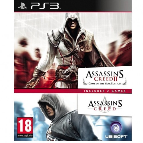 ASSASSIN'S CREED & ASSASSIN'S CREED II DOUBLE PACK (PS3) ASSASSIN'S CREED & ASSASSIN'S CREED II DOUBLE PACK (PS3)