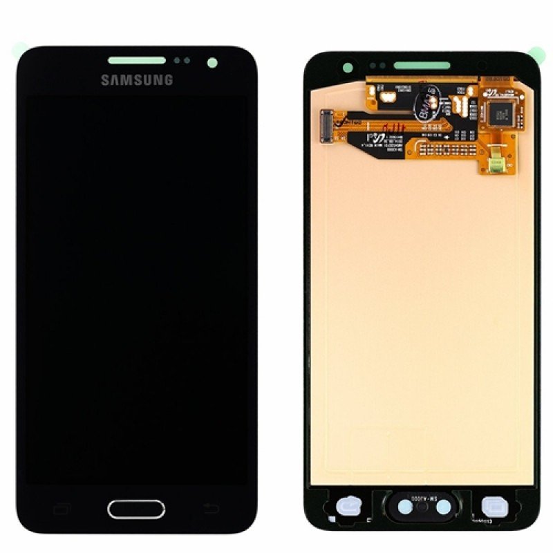 SAMSUNG GALAXY A3 2015 SM-A300F ORIGINAL LCD & TOUCH BLACK ΟΘΟΝΗ & ΤΖΑΜΙ ΑΦΗΣ ΜΑΥΡΗ GH97-16747B