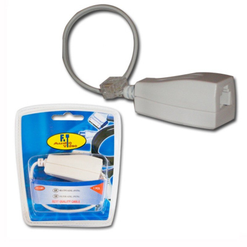 FTT3-001 ADSL DIGITAL NOISE FILTER PSTN WHITE ΦΙΛΤΡΟ ΓΡΑΜΜΗΣ ΛΕΥΚΟ