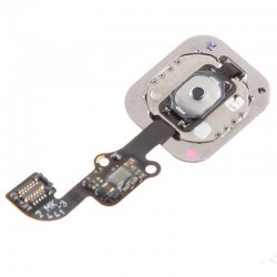 Καλωδιοταινία Κεντρικού Κουμπιού Λευκό-Ασημί iPhone 6 - 6 Plus Flex Home Button White-Silver i6 Plus