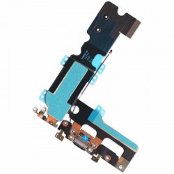 Καλωδιοταινία Φόρτισης & Υποδοχή Ακουστικού Μαύρη iPhone 7 Plus Charging Port Dock Connector Black i7 Plus