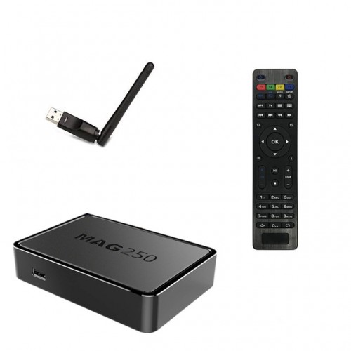 INFOMIR MAG 250 MULTIMEDIA PLAYER MAG250LRC & USB WIRELESS LAN TV SET TOP BOXES IPTV INFOMIR MAG 250 MULTIMEDIA PLAYER MAG250LRC & USB WIRELESS LAN TV SET TOP BOXES IPTV