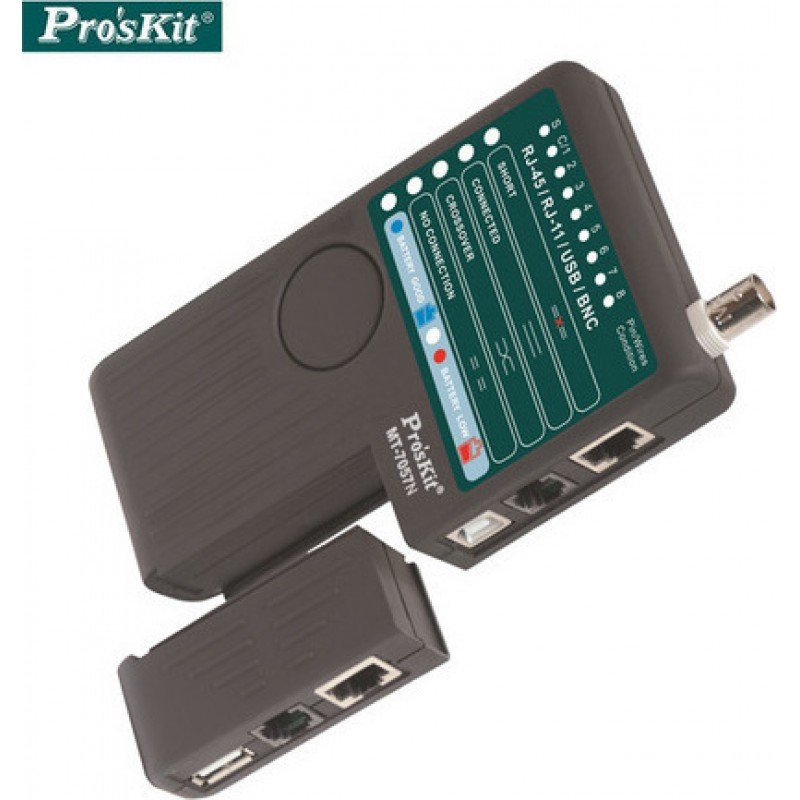PROSKIT MT-7057N MULTI CABLE TESTER LAN-TEL-USB-BNC-TV ΕΛΕΓΚΤΗΣ ΚΑΛΩΔΙΩΣΕΩΝ