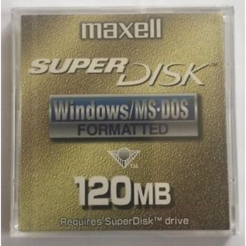 SUPER DISK 120MB DISKETTE MAXELL DISKETE ΔΙΣΚΕΤΑ