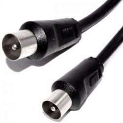ANTENA TV COAXIAL CABLE M/M BLACK 10m ΟΜΟΑΞΩΝΙΚΟ ΚΑΛΩΔΙΟ ΚΕΡΑΙΑΣ ΜΑΥΡΟ CK30301