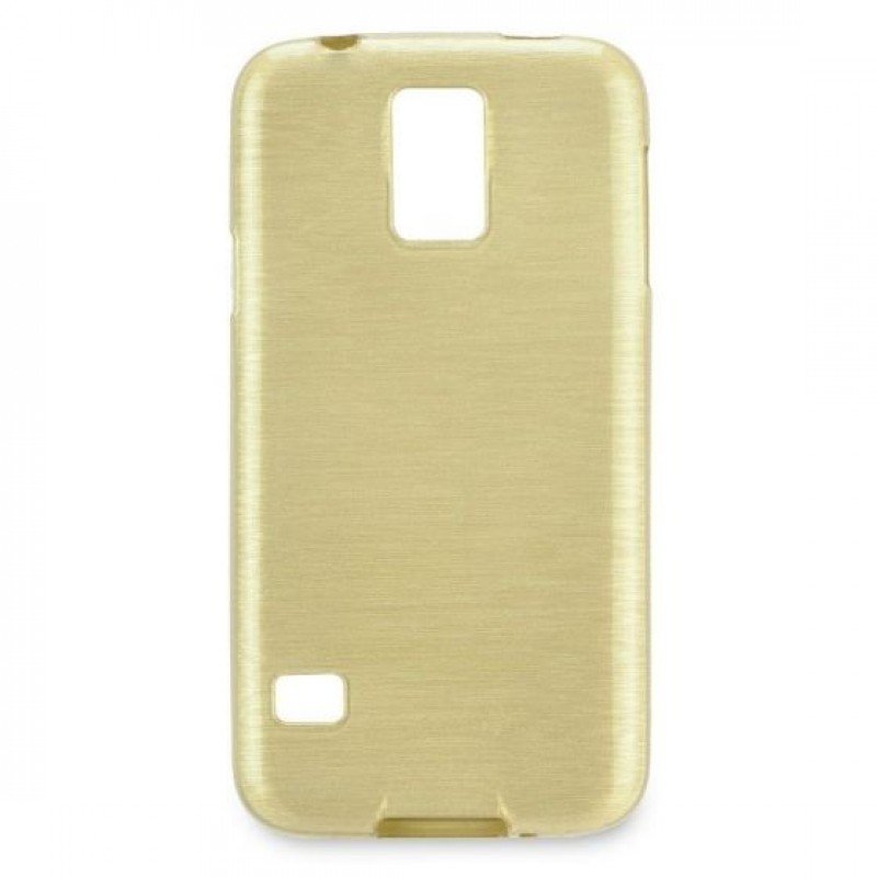 Μπεζ Θήκη Κινητού Samsung Galaxy S6 Plastic Flexible Jelly Case Brush (G920F)