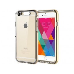 Transparent Silicone Flexible Led Flash Case Gold Iphone 6 Διαφανής Χρυσή Θήκη Κίνητού i6 Transparent Silicone Flexible Led Flash Case Gold Iphone 6 Διαφανής Χρυσή Θήκη Κίνητού i6