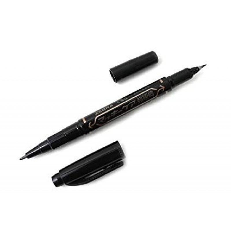 Black Pen Double Point Marker CD-DVD Μαρκαδόρος Εγγραφής Μαύρος G591 CY-120-MC-BR QH5-Κ4