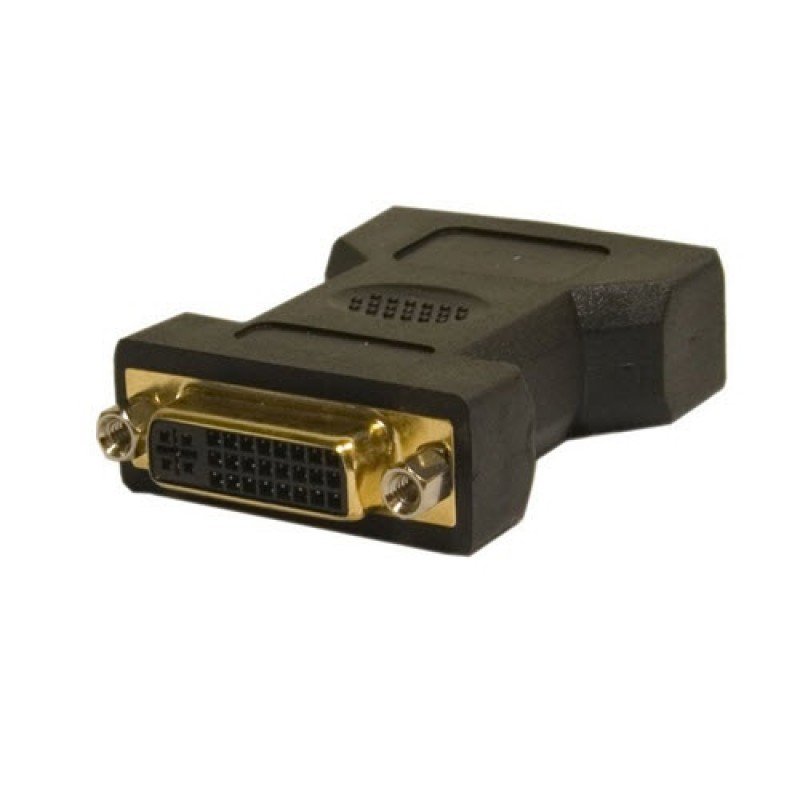 ADAPTER DVI FEMALE TO DVI FEMALE  F24/F24 COUPLER BLACK ΜΟΥΦΑ VC-008