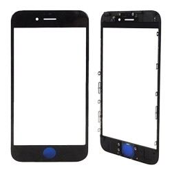 Τζάμι Αφής Με Πλαίσιο Μαύρο iPhone 8 - Glass Lens with Front Bezel Black i8 Τζάμι Αφής Με Πλαίσιο Μαύρο iPhone 8 - Glass Lens with Front Bezel Black i8