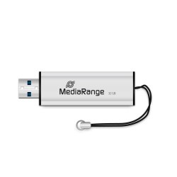32Gb USB 3.0 Stick Flash Drive Silver-Black MediaRange MR916 Στικάκι 