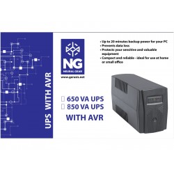 Σύστημα Αδιάλειπτης Τροφοδοσίας Ρεύματος UPS Line Interactive 650VA & AVR NG-UPS650
