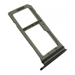 Διπλή Βάση Κάρτας Sim Μαύρο Samsung Galaxy S7 Sim Tray Black G930F