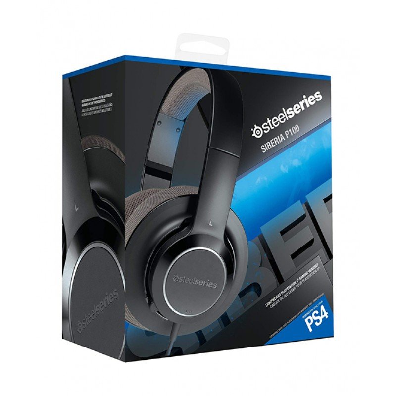 Ακουστικά & Μικρόφωνο Steelseries Siberia P100 Comfortable Gaming Headset Fullsize Multimedia Black (PS4) Ακουστικά & Μικρόφωνο Steelseries Siberia P100 Comfortable Gaming Headset Fullsize Multimedia Black (PS4)
