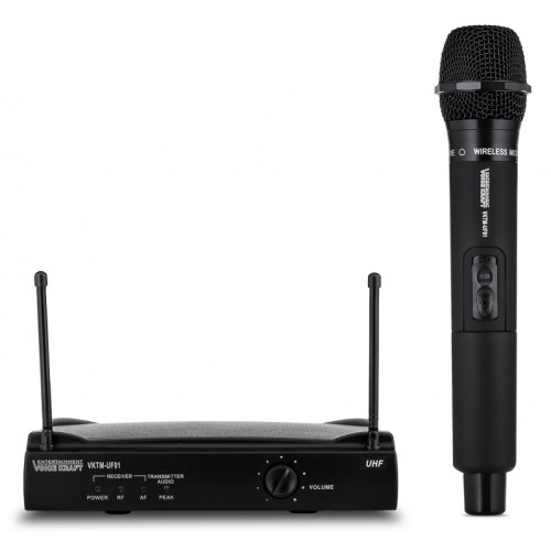 Microphone Wireless Black UHF Karaoke Voice Kraft Μικρόφωνο Ασύρματο Δυναμικό VKTM-UF01 Microphone Wireless Black UHF Karaoke Voice Kraft Μικρόφωνο Ασύρματο Δυναμικό VKTM-UF01