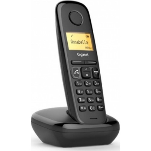 Τηλεφωνική Συσκευή Ασύρματη Μαύρη Gigaset A170 Wireless Telephone Device Black Τηλεφωνική Συσκευή Ασύρματη Μαύρη Gigaset A170 Wireless Telephone Device Black