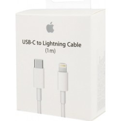 Apple USB 3.1 Type C Cable To Lightning White 1m 18W Original MM0A3ZM/A Αυθεντικό Καλώδιο Σύνδεσης Λευκό A2561