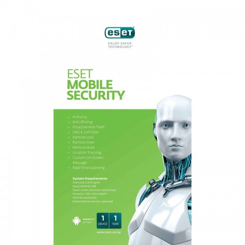 Eset Mobile Security Android (1 Άδεια/1 Χρόνος) Eset Mobile Security Android (1 Άδεια/1 Χρόνος)