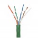 Powertech CAB-N095 UTP Ethernet Cable 100m Green Cat 5 Καλώδιο Δικτύου Πράσινο