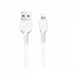 Hoco USB A 2.0 Cable Male To Lightning Male White 2m Fast Charging ios Καλώδιο Φόρτισης Λευκό X1 