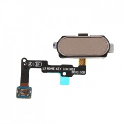 Καλωδιοταινία Samsung Galaxy J3 2018 Με Κεντρικό Κουμπί Χρυσό Home Button Flex Gold