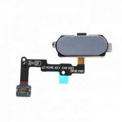 Καλωδιοταινία Samsung Galaxy J3 2018 Με Κεντρικό Κουμπί Γκρι Home Button Flex Grey