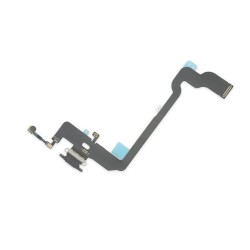 Καλωδιοταινία Φόρτισης & Υποδοχή Ακουστικού Μαύρη iPhone XS Charging Port Dock Connector Black  iXS