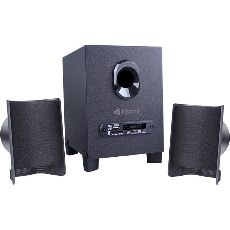 ΗΧΕΙΑ 2.1 11 Watt USB MAΥΡΑ KISONLI TM-6000U MULTIMEDIA SPEAKER SET 3D SPEAKERS ΗΧΕΙΑ 2.1 11 Watt USB MAΥΡΑ KISONLI TM-6000U MULTIMEDIA SPEAKER SET 3D SPEAKERS