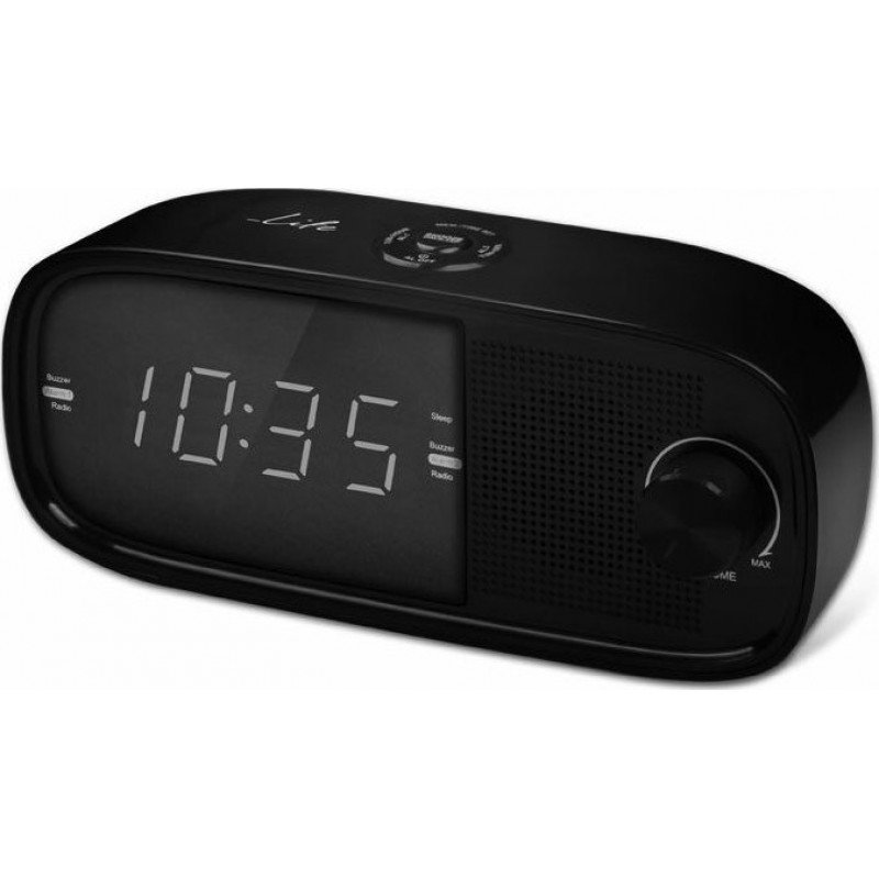 Ρολόι Διπλό-Ξυπνητήρι Ραδιόφωνο Life Rac-002 Clock Alarm FM LED Ρολόι Διπλό-Ξυπνητήρι Ραδιόφωνο Life Rac-002 Clock Alarm FM LED