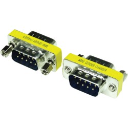 Adaptor Serial RS232 Male-Male 9pin DB9M-DB9M Gender GCM-9M9M Μούφα Σειριακή Delock 65009