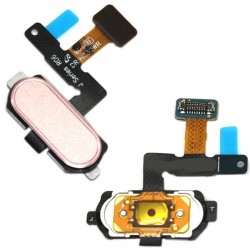 Καλωδιοταινία Samsung Galaxy J7 2017 /  J5 2017 Με Κεντρικό Κουμπί Ροζ Home Button Flex Pink
