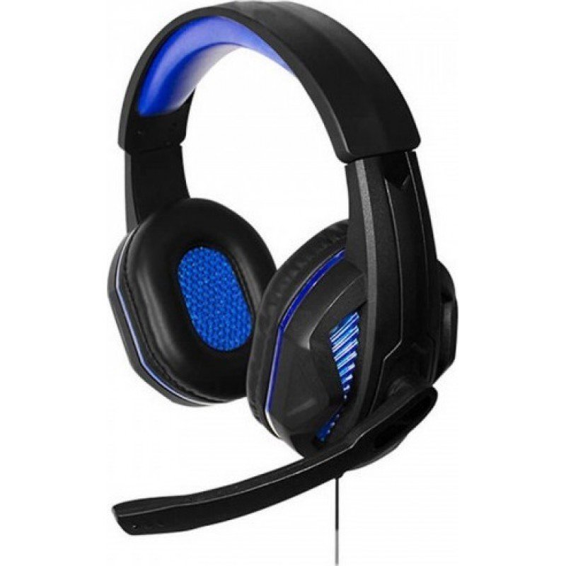 Headset Multimedia Gaming Wired Steelplay HP41 Chat Black Ακουστικά & Μικρόφωνο Ενσύρματα (PS4-XboxOne-PC)