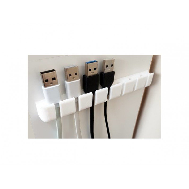 3D Printed - USB CABLE Management - Διαχείριση USB Καλωδίων