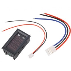 ΨΗΦΙΑΚΟ DUAL ΒΟΛΤΟΜΕΤΡΟ 0-100V DC/ ΑΜΠΕΡΟΜΕΤΡΟ 0-10A DC ΜΕ ΕΝΣΩΜΑΤΟΜΕΝΟ SHUNT 12.3.35 ΨΗΦΙΑΚΟ DUAL ΒΟΛΤΟΜΕΤΡΟ 0-100V DC/ ΑΜΠΕΡΟΜΕΤΡΟ 0-10A DC ΜΕ ΕΝΣΩΜΑΤΟΜΕΝΟ SHUNT 12.3.35