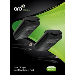 Dual Battery Charge Pack Black (2 X Rechargeable Batteries) Επαναφορτιζόμενες Μπαταρίες Xbox GR-020405 (360) Dual Battery Charge Pack Black (2 X Rechargeable Batteries) Επαναφορτιζόμενες Μπαταρίες Xbox GR-020405 (360)