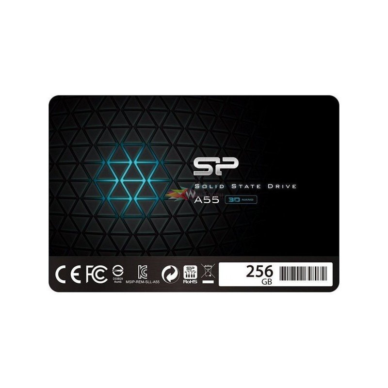 256Gb Σκληρός Δίσκος Εσωτερικός Silicon Power Hard Disk Sata III Solid State Drive SSD 2.5 A55