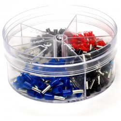 CHS E-400 TERMINAL KIT ΤΕΡΜΑΤΙΚΑ ΚΑΛΩΔΙΩΝ ΚΑΣΕΤΙΝΑ 400 ΤΕΜΑΧΙΑ ΑΚΡΟΔΕΚΤΕΣ-ΑΚΡΟΧΙΤΩΝΙΑ 